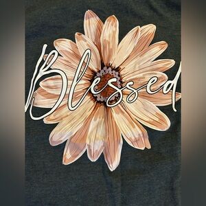 Floral Graphic Short Sleeve Tee - Black